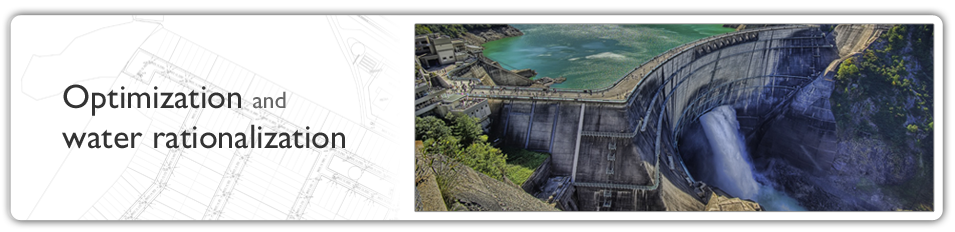 Optimizacion and water rationalization