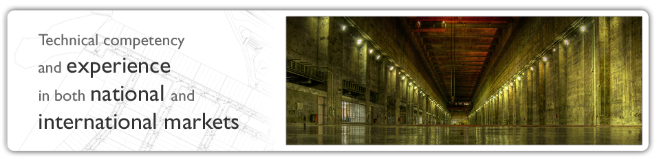 Technical competency and experience in both national and international markets